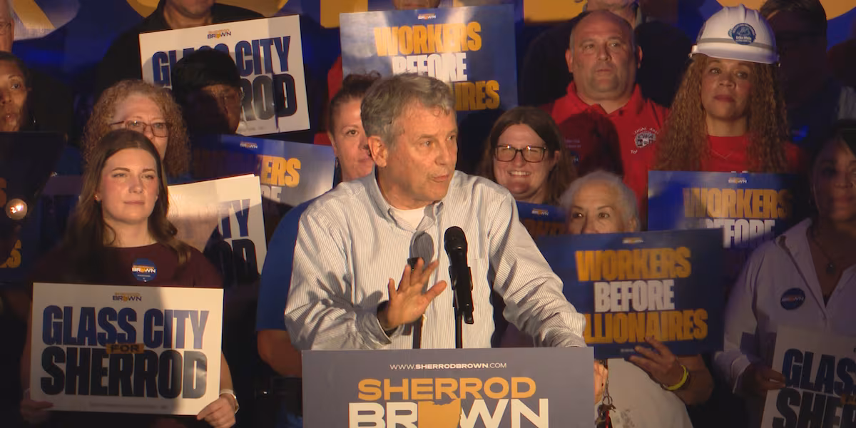 Brown bets on economic angst in Ohio Senate comeback bid