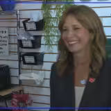 Amy Acton discusses affordability during campaign stop in Fremont