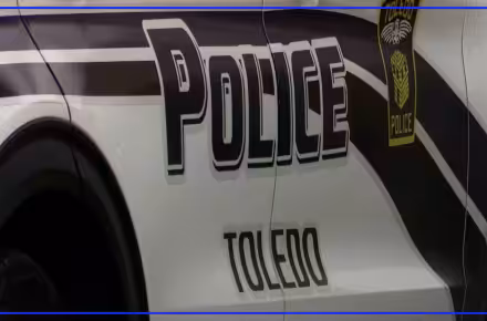 James Moore stopped in Toledo with officer’s duty belt in car