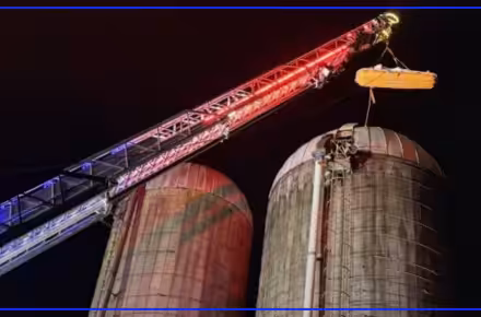Man rescued after getting trapped in silo auger in Carrollton