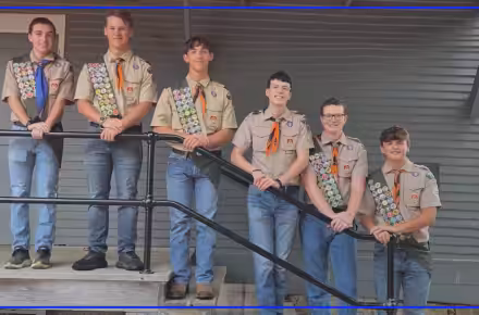 Six Scouts from Tontogany troop to earn Eagle rank together